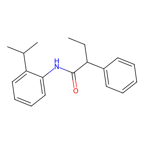 2-phenyl-N-(2-propan-2-ylphenyl)butanamide structure
