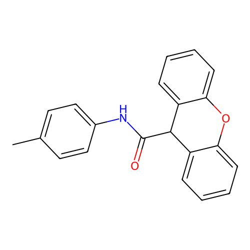 N-(4-甲基苯基)-9H-吨-9-甲酰胺 structure