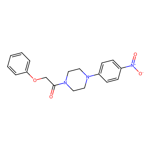 1-[4-(4-Nitrophenyl)piperazin-1-yl]-2-phenoxyethanone structure