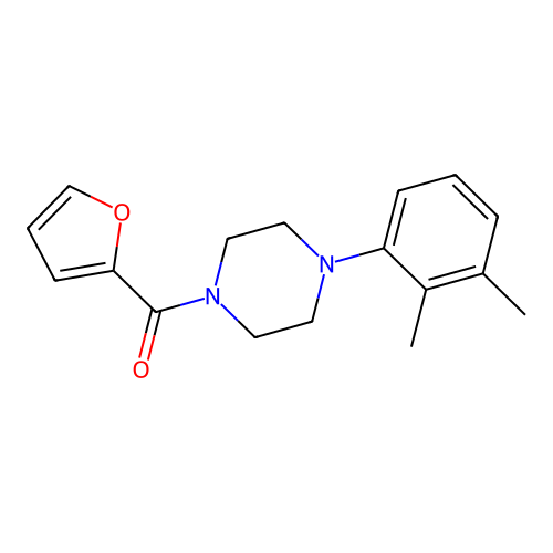 1-(2,3-Dimethylphenyl)-4-(2-furoyl)piperazine structure