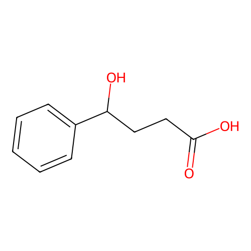 4-Hydroxy-4-phenyl-butyric acid structure