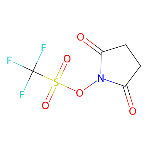 2,5-Pyrrolidinedione, 1-[[(trifluoromethyl)sulfonyl]oxy]- structure