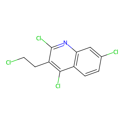 2,4,7-Trichloro-3-(2-chloroethyl)quinoline structure