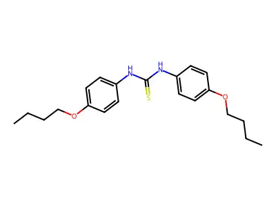 1,3-Bis(4-butoxyphenyl)thiourea structure