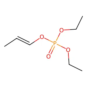 Diethyl prop-1-enyl phosphate structure