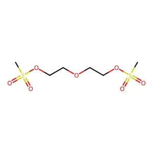 Diethylene Glycol Dimethanesulfonate structure