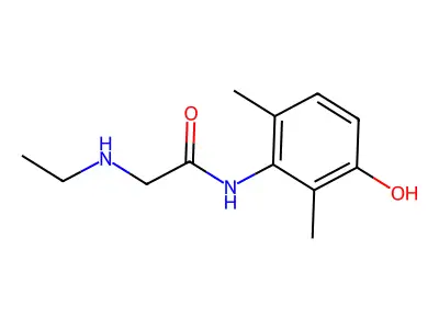2-(Ethylamino)-N-(3-hydroxy-2,6-dimethylphenyl)acetamide structure