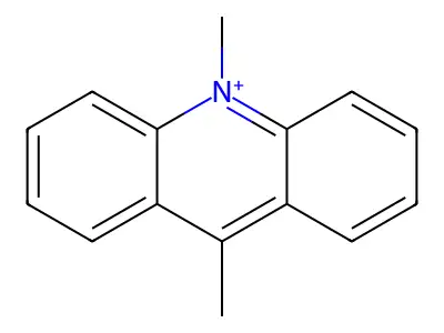 Acridinium, 9,10-dimethyl- structure