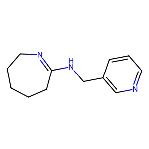 N-[2-Azepanylidene](3-pyridinyl)methanamine structure