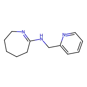 N-(azepan-2-ylidene)-1-(pyridin-2-yl)methanamine structure