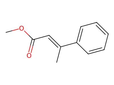 Methyl 3-phenylbut-2-enoate structure