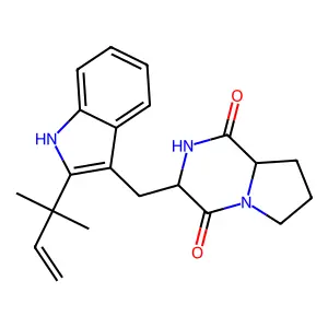Deoxybrevianamide E structure