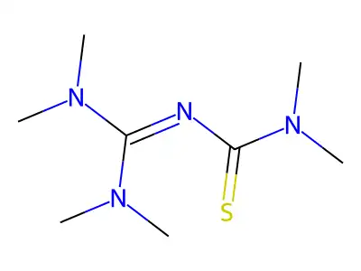 (Bis(dimethylamino)methylene)dimethylthiourea structure