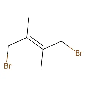 (2E)-1,4-Dibromo-2,3-dimethyl-2-butene structure