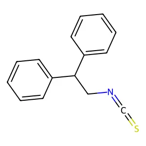 2,2-Diphenylethyl isothiocyanate structure