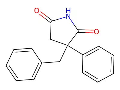 3-Benzyl-3-phenylpyrrolidine-2,5-dione structure