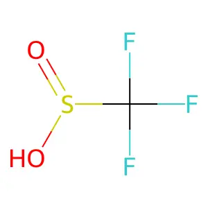 三氟甲亚磺酸 structure