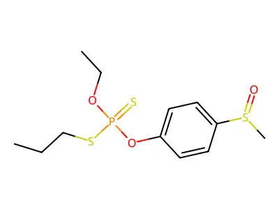 Sulprofos sulfoxide structure
