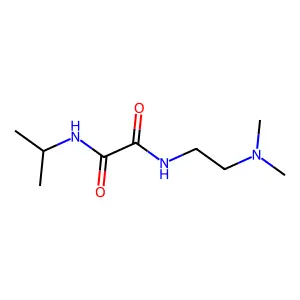 N-[2-(dimethylamino)ethyl]-N'-(propan-2-yl)ethanediamide structure