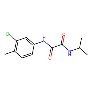 N1-(3-chloro-4-methylphenyl)-N2-isopropyloxalamide structure