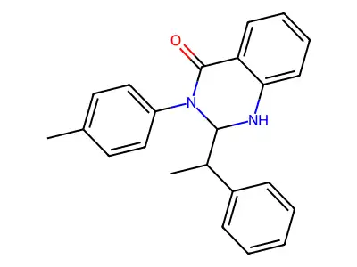 3-(4-Methylphenyl)-2-(1-phenylethyl)-1,2-dihydroquinazolin-4-one structure