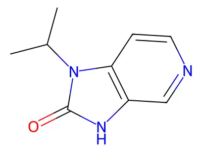 1-Isopropyl-1H-imidazo(4,5-c)pyridin-2-ol structure