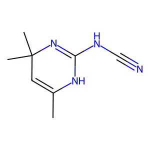 (4,4,6-Trimethyl-1,4-dihydropyrimidin-2-yl)cyanamide structure