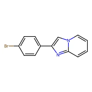 2-(4-Bromophenyl)imidazo[1,2-a]pyridine structure
