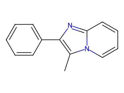 3-Methyl-2-phenylimidazo[1,2-a]pyridine structure