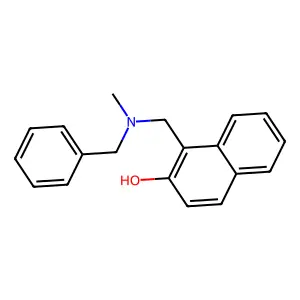 1-{[Benzyl(methyl)amino]methyl}-2-naphthol structure