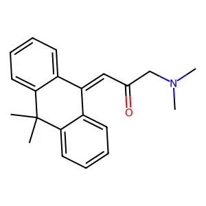 1-(Dimethylamino)-3-(10,10-dimethylanthracen-9(10h)-ylidene)propan-2-one structure