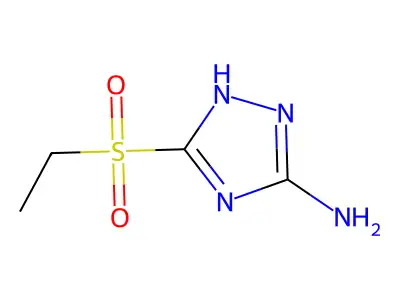 3-(乙基磺酰基)-1H-1,2,4-三唑-5-胺 structure