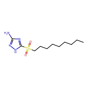 3-(壬基磺酰基)-1H-1,2,4-三唑-5-胺 structure