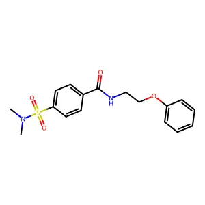 4-(dimethylsulfamoyl)-N-(2-phenoxyethyl)benzamide structure