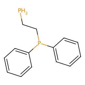 Diphenyl(2-phosphinoethyl)phosphine structure