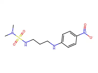 1-[3-(Dimethylsulfamoylamino)propylamino]-4-nitrobenzene structure