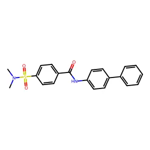 4-(dimethylsulfamoyl)-N-(4-phenylphenyl)benzamide structure