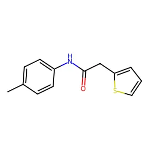 N-(4-甲基苯基)-2-(噻吩-2-基)乙酰胺 structure