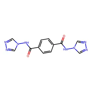 N1,N4-Bis(4H-1,2,4-triazol-4-YL)-1,4-benzenedicarboxamide structure