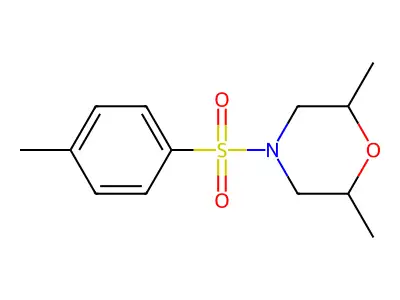 2,6-Dimethyl-4-[(4-methylphenyl)sulfonyl]morpholine structure