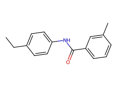 N-(4-ethylphenyl)-3-methylbenzamide structure
