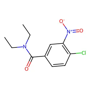 4-chloro-N,N-diethyl-3-nitrobenzamide structure