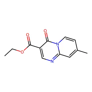 4H-Pyrido(1,2-a)pyrimidine-3-carboxylic acid, 7-methyl-4-oxo-, ethyl ester structure