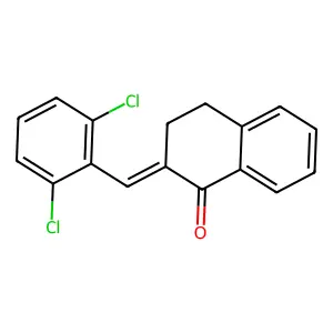 2-[(2,6-Dichlorophenyl)methylene]-3,4-dihydro-1(2H)-naphthalenone structure
