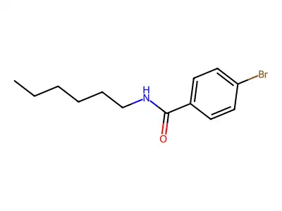 4-bromo-N-hexylbenzamide structure