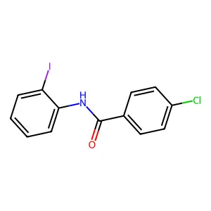 4-chloro-N-(2-iodophenyl)benzamide structure