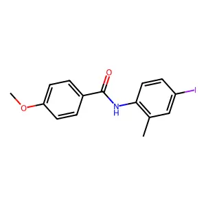 N-(4-iodo-2-methylphenyl)-4-methoxybenzamide structure
