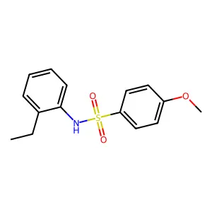 N-(2-ethylphenyl)-4-methoxybenzenesulfonamide structure