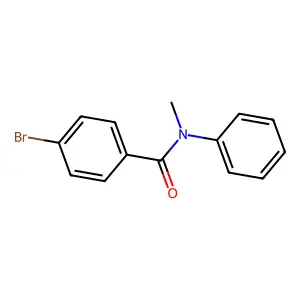 4-溴-N-甲基-N-苯基苯甲酰胺 structure