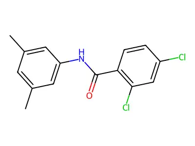 2,4-Dichloro-N-(3,5-dimethylphenyl)benzamide structure